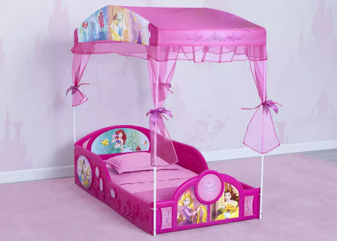 Disney Princess Plastic Sleep And Play Toddler Bed With Canopy By Delta Children 3 Disney Princess Plastic Sleep And Play Toddler Bed With Canopy By Delta Children