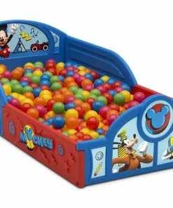 Delta Children Mickey Mouse Plastic Sleep And Play Toddler Bed Toddler Beds