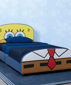 Delta Children SpongeBob SquarePants Upholstered Twin Bed