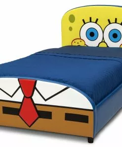 Delta Children SpongeBob SquarePants Upholstered Twin Bed
