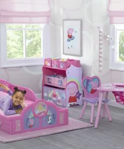 Delta Children Peppa Pig 6 Bin Design And Store Toy Organizer