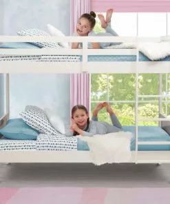 Delta Children What's New Convertible Twin Bunk Bed With Ladder And Guardrails