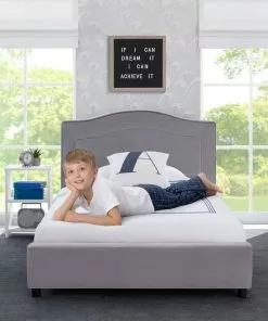 Delta Children Upholstered Twin Bed Twin Beds & Headboards