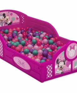 Delta Children Minnie Mouse Plastic Sleep And Play Toddler Bed