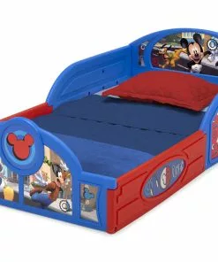 Delta Children Mickey Mouse Plastic Sleep And Play Toddler Bed Toddler Beds