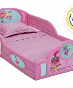 Delta Children Toddler Beds Trolls World Tour Plastic Sleep And Play Toddler Bed
