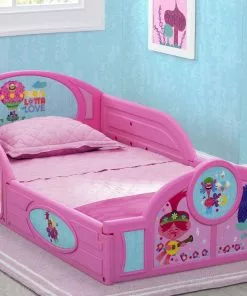Delta Children Toddler Beds Trolls World Tour Plastic Sleep And Play Toddler Bed