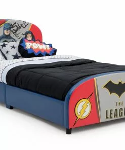 Delta Children DC Comics Justice League Upholstered Twin Bed Twin Beds & Headboards 12 Delta Children DC Comics Justice League Upholstered Twin Bed Twin Beds & Headboards