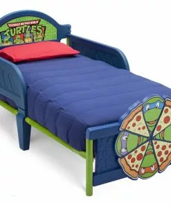 Delta Children Teenage Mutant Ninja Turtles Plastic 3D Toddler Bed Toddler Beds