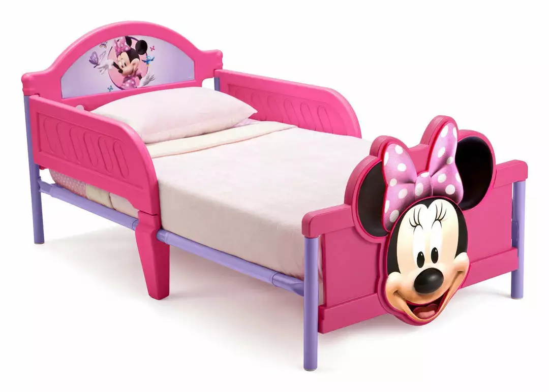 Delta Children Toddler Beds Minnie Mouse Plastic 3D Toddler Bed 5 Delta Children Toddler Beds Minnie Mouse Plastic 3D Toddler Bed