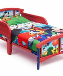 Delta Children Mickey Mouse Plastic Toddler Bed 8 Delta Children Mickey Mouse Plastic Toddler Bed