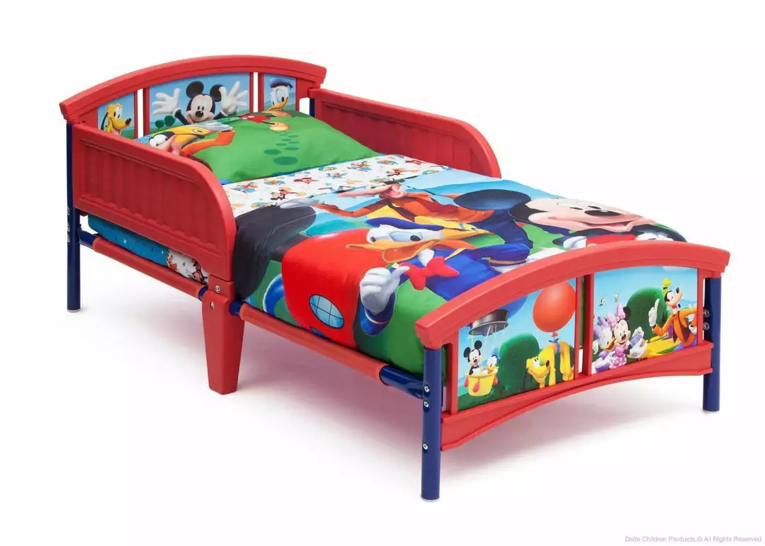 Delta Children Mickey Mouse Plastic Toddler Bed 5 Delta Children Mickey Mouse Plastic Toddler Bed