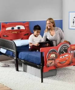 Delta Children Cars Plastic 3D Twin Bed Twin Beds & Headboards