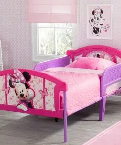 Delta Children Twin Beds & Headboards Minnie Mouse Plastic 3D Twin Bed