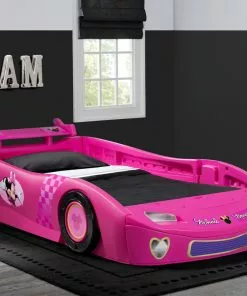 Delta Children Twin Beds & Headboards Minnie Mouse Car Twin Bed