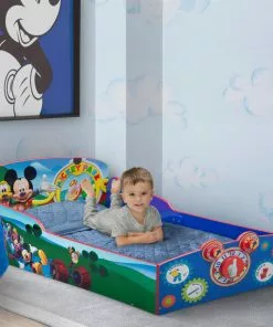 Delta Children Mickey Mouse Interactive Wood Toddler Bed Toddler Beds