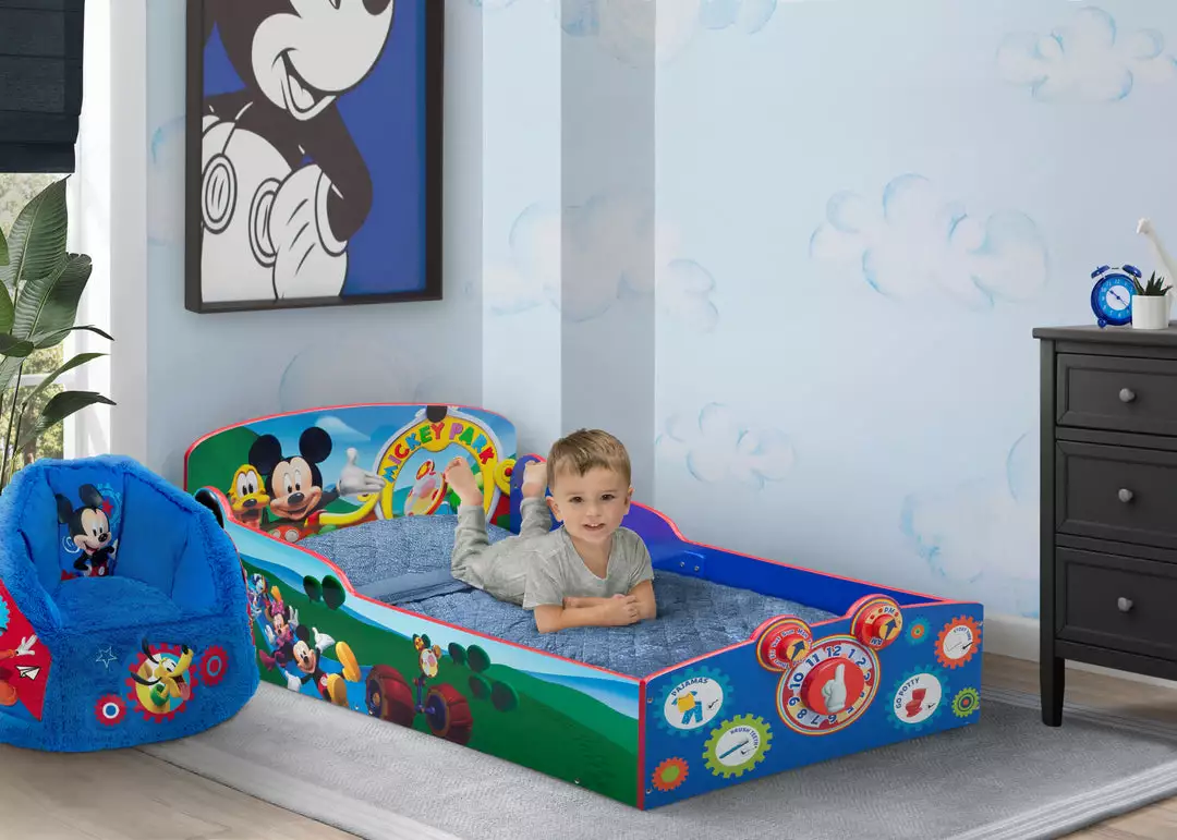 Delta Children Mickey Mouse Interactive Wood Toddler Bed Toddler Beds 3 Delta Children Mickey Mouse Interactive Wood Toddler Bed Toddler Beds