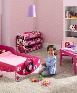 Delta Children Storage Minnie Mouse Plastic 9 Bin Organizer