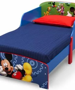 Delta Children Mickey Mouse Wood Toddler Bed 10 Delta Children Mickey Mouse Wood Toddler Bed