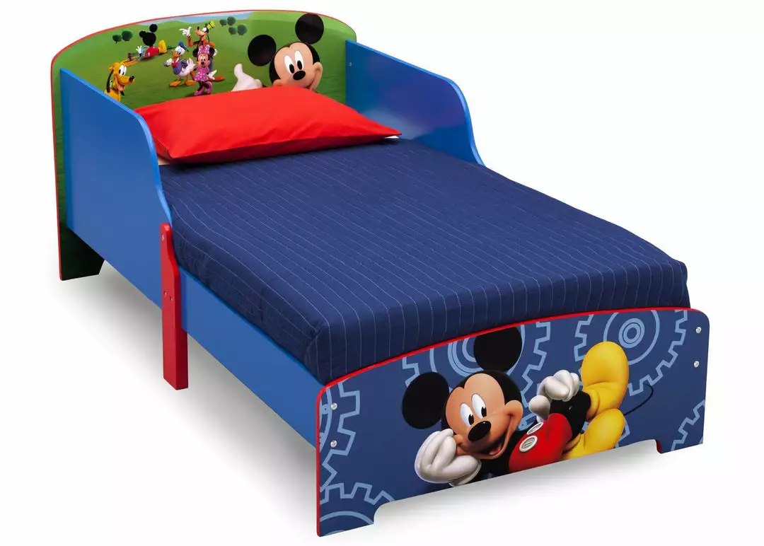 Delta Children Mickey Mouse Wood Toddler Bed 5 Delta Children Mickey Mouse Wood Toddler Bed