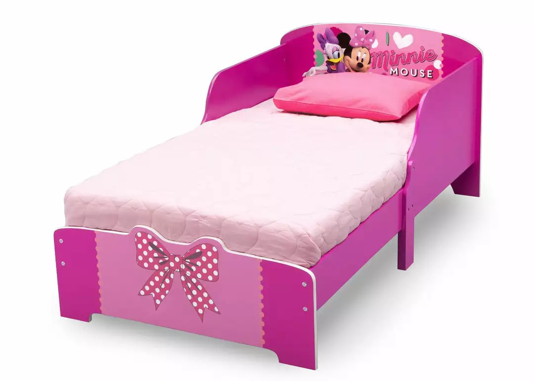 Delta Children Minnie Mouse Wood Toddler Bed 6 Delta Children Minnie Mouse Wood Toddler Bed