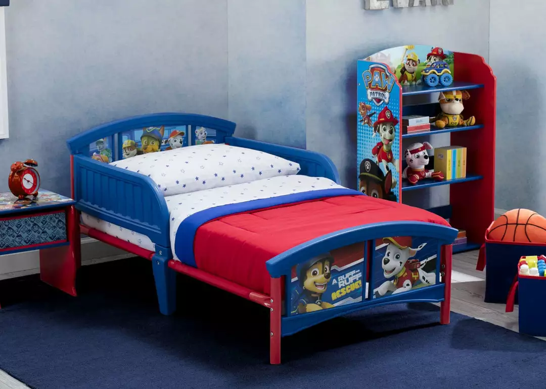 Delta Children PAW Patrol Plastic Toddler Bed 3 Delta Children PAW Patrol Plastic Toddler Bed