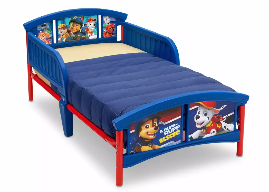 Delta Children PAW Patrol Plastic Toddler Bed 6 Delta Children PAW Patrol Plastic Toddler Bed