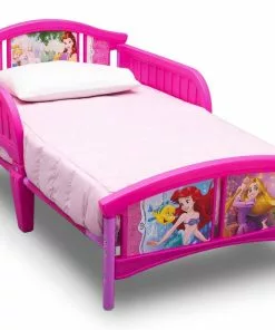 Delta Children Princess Plastic Toddler Bed Toddler Beds