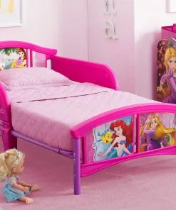 Delta Children Princess Plastic Toddler Bed Toddler Beds
