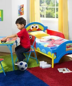 Delta Children Sesame Street Plastic Toddler Bed Toddler Beds