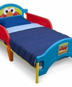 Delta Children Sesame Street Plastic Toddler Bed Toddler Beds