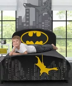 Delta Children Batman Upholstered Twin Bed