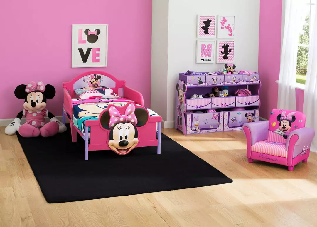 Delta Children Toddler Beds Minnie Mouse Plastic 3D Toddler Bed 4 Delta Children Toddler Beds Minnie Mouse Plastic 3D Toddler Bed