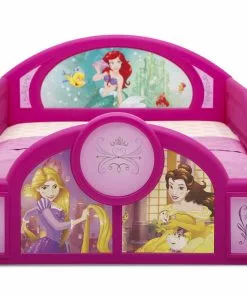 Delta Children Princess Deluxe Toddler Bed With Attached Guardrails Toddler Beds