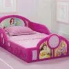 Delta Children Princess Deluxe Toddler Bed With Attached Guardrails Toddler Beds