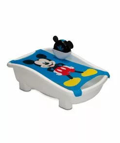 Delta Children Tubs & Bathers Disney Mickey Mouse My First Bubble Bath – 3-in-1 Newborn To Toddler Bathtub With Sling And Bubble Blower