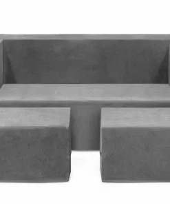 Delta Children Convertible Sofa And Play Set For Kids And Toddlers Modular Foam Couch And Flip Out Lounger With 2 Ottomans Kids’ Chairs