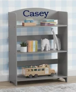 Delta Children Personalized 3-Shelf Wood Bookshelf