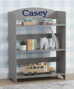 Delta Children Personalized 3-Shelf Wood Bookshelf