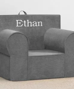 Delta Children Personalization Personalized XL Cozee Foam Chair For Kids - Our Largest Chair