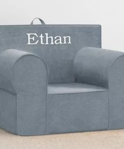Delta Children Personalization Personalized XL Cozee Foam Chair For Kids - Our Largest Chair