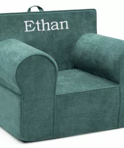 Delta Children Personalization Personalized XL Cozee Foam Chair For Kids - Our Largest Chair