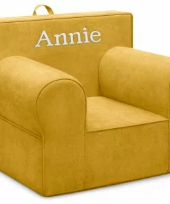 Delta Children Personalization Personalized XL Cozee Foam Chair For Kids - Our Largest Chair