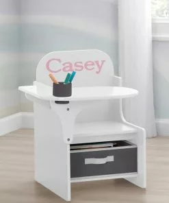 Delta Children Personalized Chair Desk With Storage Bin