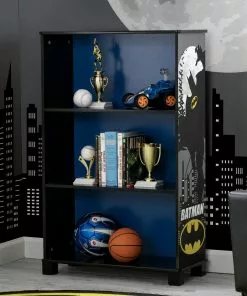 DC Comics Batman Deluxe 3-Shelf Bookcase Storage