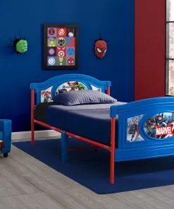 Delta Children Avengers Deluxe Plastic Twin Bed Twin Beds & Headboards