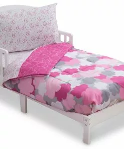 Delta Children Girls 4-Piece Toddler Bedding Set Sheets & Mattress Covers 29 Delta Children Girls 4-Piece Toddler Bedding Set Sheets & Mattress Covers