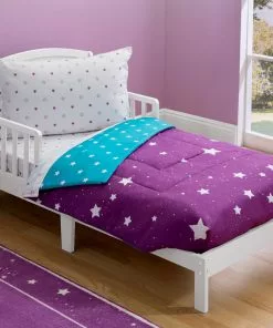 Delta Children Girls 4-Piece Toddler Bedding Set Sheets & Mattress Covers 33 Delta Children Girls 4-Piece Toddler Bedding Set Sheets & Mattress Covers