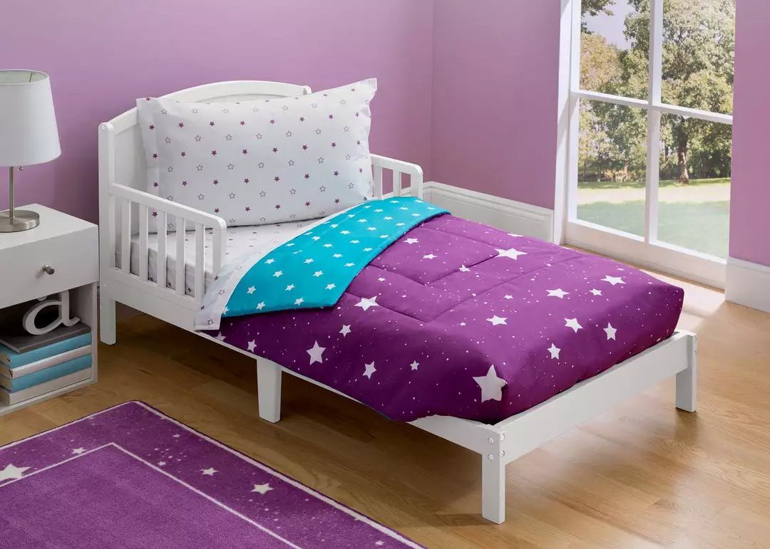 Delta Children Girls 4-Piece Toddler Bedding Set Sheets & Mattress Covers 13 Delta Children Girls 4-Piece Toddler Bedding Set Sheets & Mattress Covers
