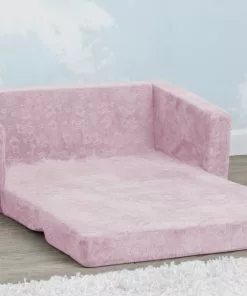 Kids’ Chairs Serta Perfect Sleeper Extra Wide Convertible Sofa To Lounger - Comfy 2-in-1 Flip Open Couch/Sleeper For Kids